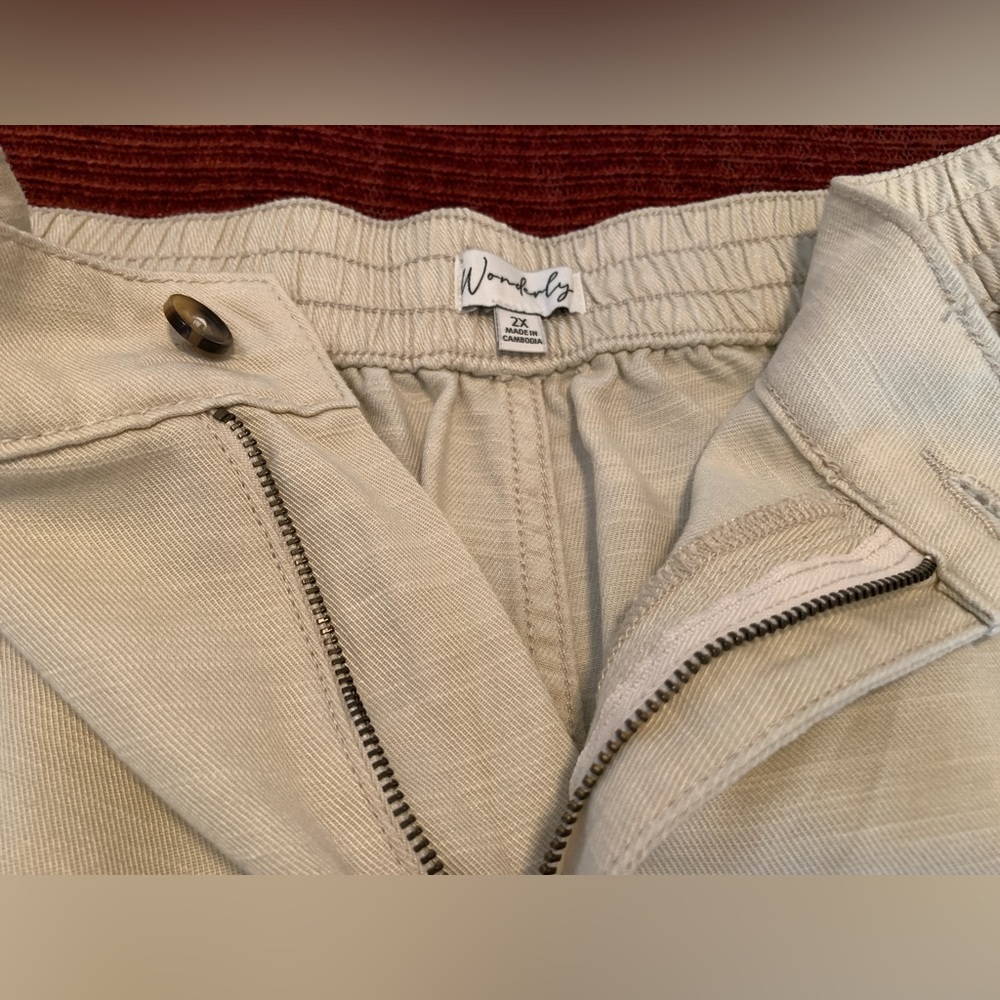 Beige Khaki Light Casual Pants (Belk) - Picture 6 of 9